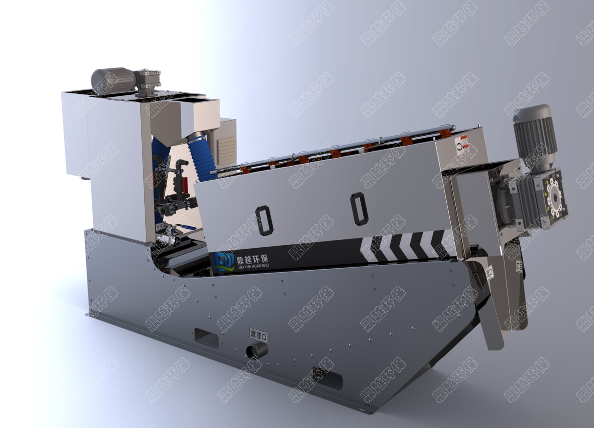 餐廚垃圾廢水疊螺機運行案例